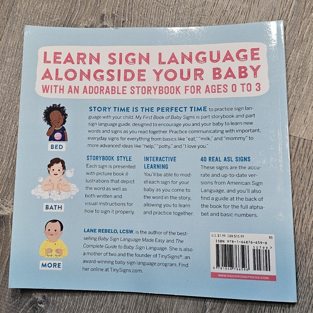 ❌️SOLD❌️ My First Book Of Baby Signs NEW - Picture 2 of 2